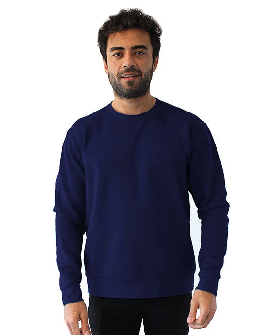 9002NL - Next Level Unisex Malibu Pullover Sweatshirt | Heather Midnight Navy