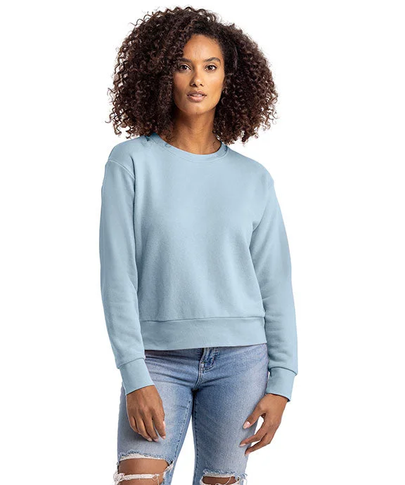 9084 - Next Level Ladies Laguna Sueded Sweatshirt | Stonewash Denim