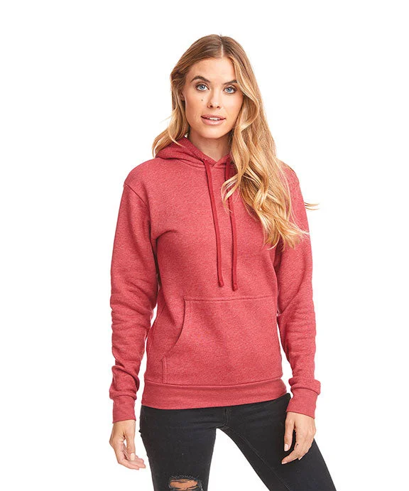 9302 - Next Level Unisex Classic PCH Pullover Hooded Sweatshirt | Heather Cardinal