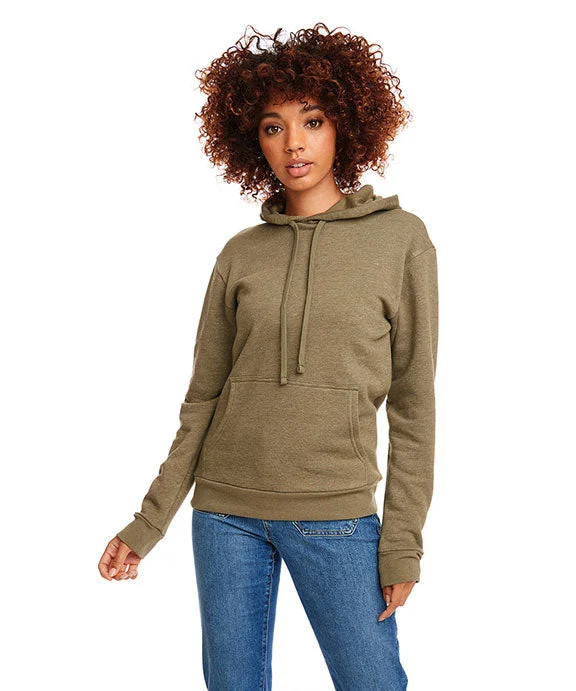 9302 - Next Level Unisex Classic PCH Pullover Hooded Sweatshirt | Heather Military Green