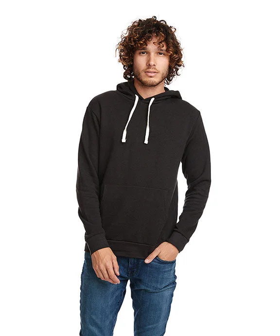 9303 - Next Level Unisex Santa Cruz Pullover Hooded Sweatshirt | Black