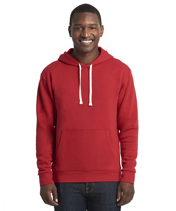 9303 - Next Level Unisex Santa Cruz Pullover Hooded Sweatshirt | Red