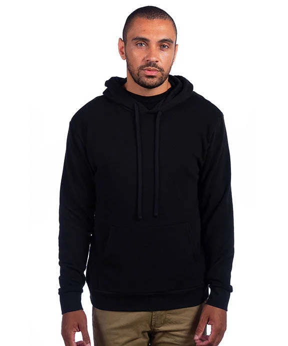 9304 - Next Level Adult Sueded French Terry Pullover Sweatshirt | Black