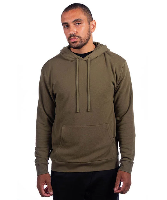 9304 - Next Level Adult Sueded French Terry Pullover Sweatshirt | Military Green