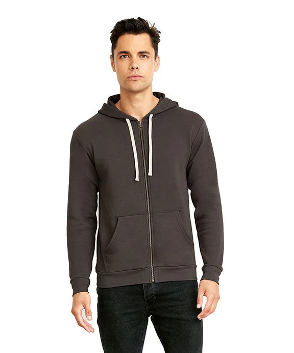 9602 - Next Level Unisex Santa Cruz Full-Zip Hooded Sweatshirt | Heavy Metal