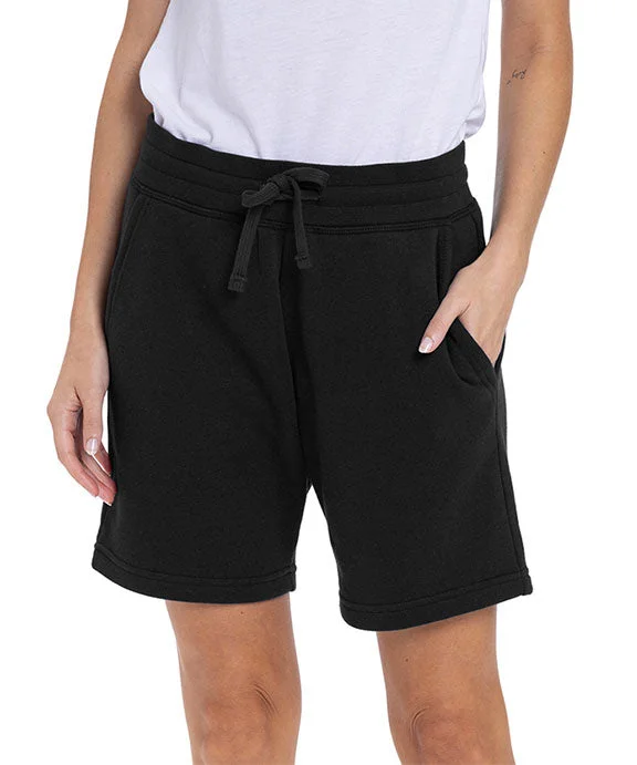 9903 - Next Level Unisex Fleece Sweatshorts | Black