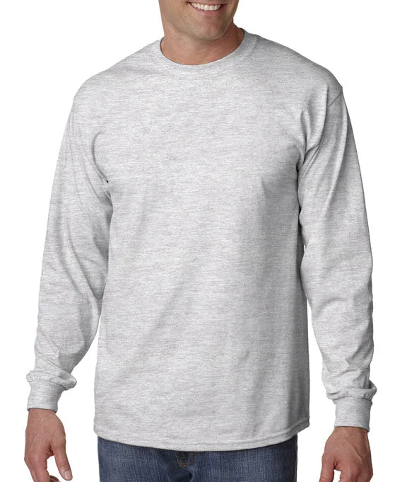 G2400 - Gildan Ultra Cotton® Adult Long Sleeve T-Shirt | Ash