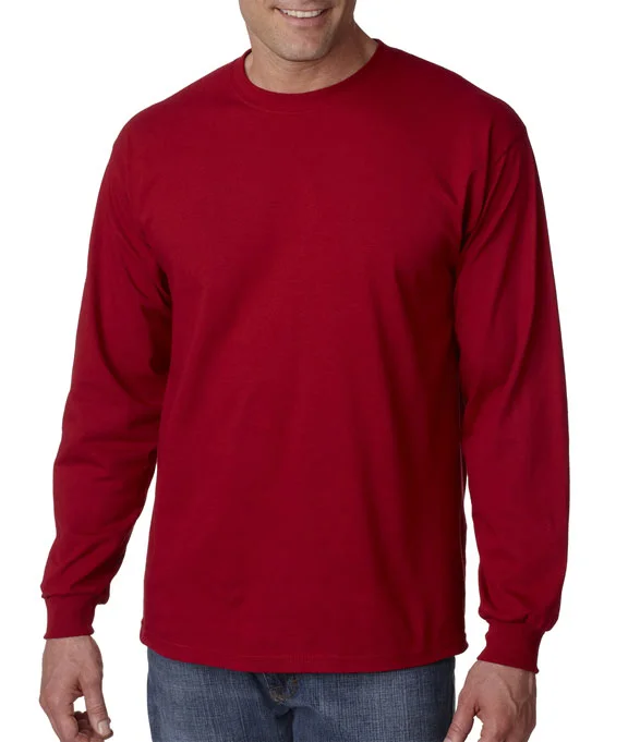 G2400 - Gildan Ultra Cotton® Adult Long Sleeve T-Shirt | Cardinal