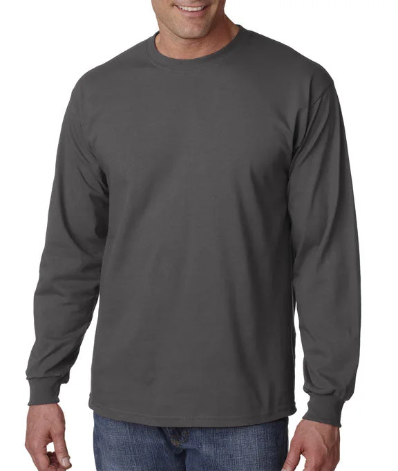 G2400 - Gildan Ultra Cotton® Adult Long Sleeve T-Shirt | Charcoal