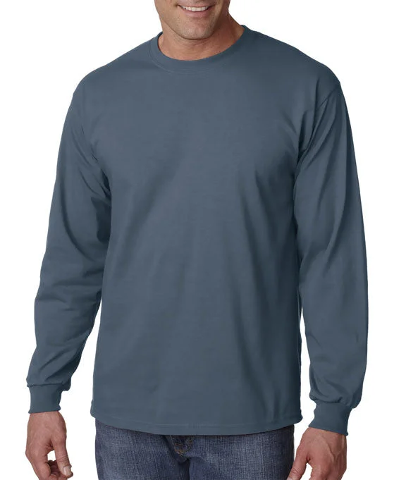 G2400 - Gildan Ultra Cotton® Adult Long Sleeve T-Shirt | Indigo Blue