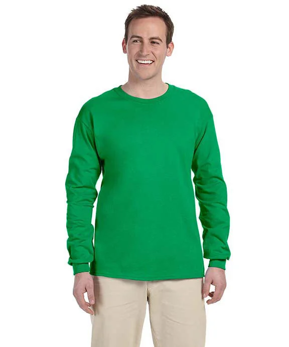 G2400 - Gildan Ultra Cotton® Adult Long Sleeve T-Shirt | Irish Green