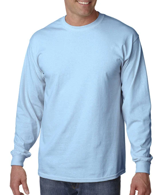 G2400 - Gildan Ultra Cotton® Adult Long Sleeve T-Shirt | Light Blue