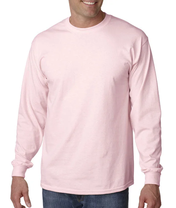 G2400 - Gildan Ultra Cotton® Adult Long Sleeve T-Shirt | Light Pink