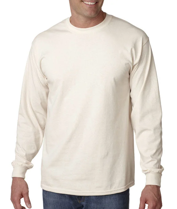 G2400 - Gildan Ultra Cotton® Adult Long Sleeve T-Shirt | Natural