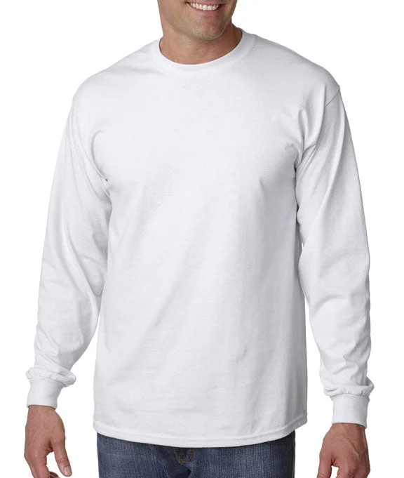 G2400 - Gildan Ultra Cotton® Adult Long Sleeve T-Shirt | White