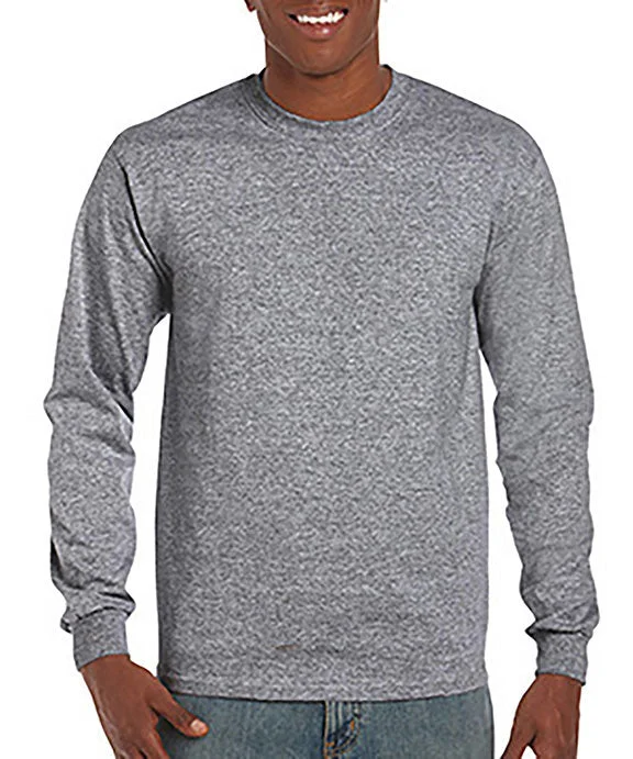 G8400 - Gildan DryBlend® Adult Long-Sleeve T-Shirt | Graphite Heather