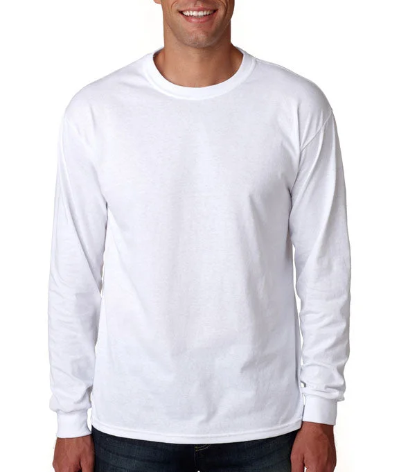 G8400 - Gildan DryBlend® Adult Long-Sleeve T-Shirt | White