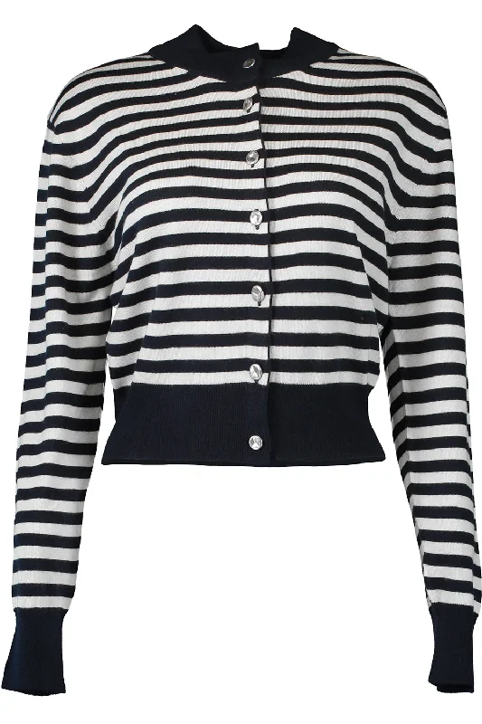 THE AUBREY CARDIGAN - NAVY STRIPE