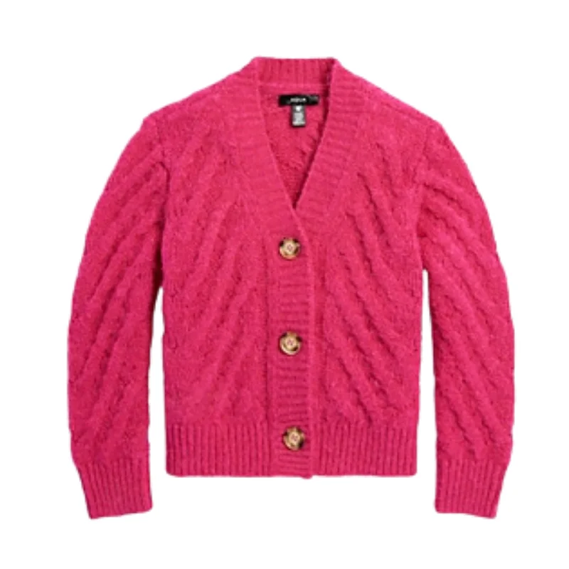 AQUA - KIDS - Cable Rib Cardigan